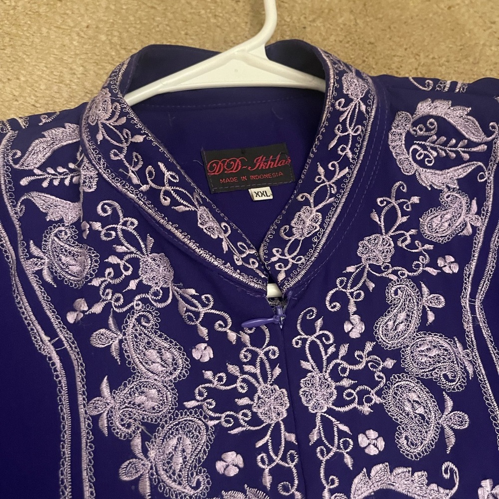Purple abaya